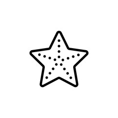 Starfish, sea, travel icon. Element of travel icon. Thin line icon