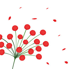 Beautiful flowers design vector illustration