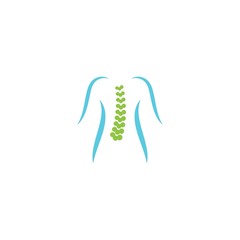 Spine diagnostics symbol logo