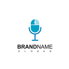 Click Podcast Logo Design Template