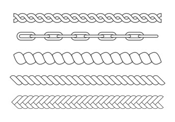 Vector stroke rope set