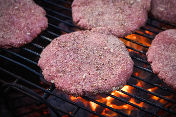 Grilling Hamburger Patties