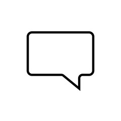 Naklejka premium Speech Bubbles Vector Icon On Modern White Background