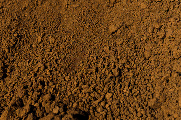 dry clay closeup, construction material