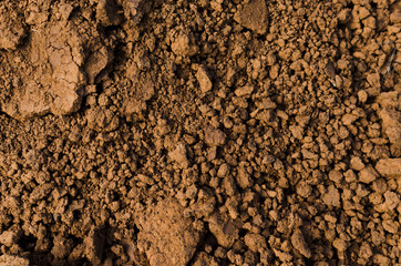dry clay closeup, construction material