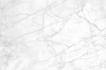 White marble texture with natural pattern for background