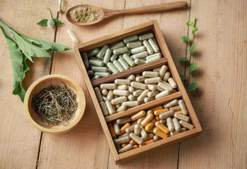 Herbal supplement for good healthy living lifestyle 