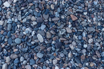 details of rock over a shore near Oaxaca, Mexico