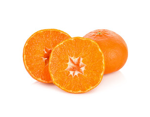 orange isolated on white background