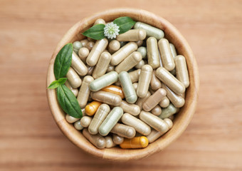 Herbal supplement for good healthy living lifestyle 