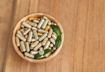 Herbal supplement for good healthy living lifestyle 