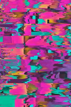 Holographic glitch background