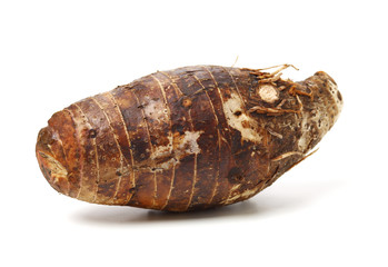 Taro on a white background
