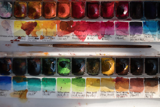 Watercolour paints