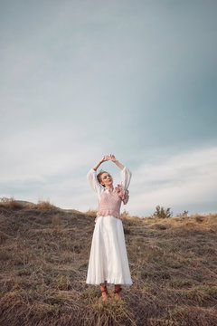 Bohemian Girl In Nature