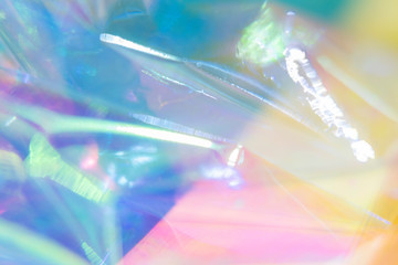 Shiny iridescent rainbow background
