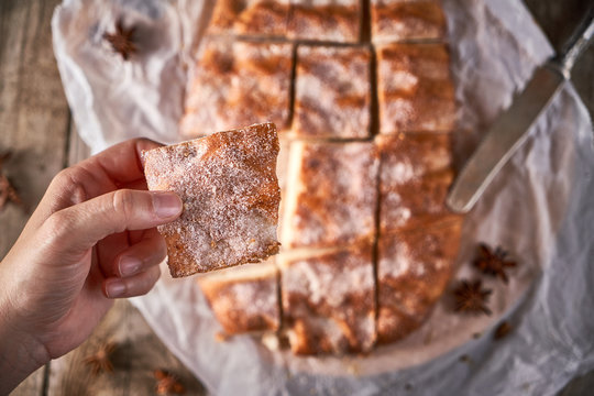 Pork rind dessert from Spain