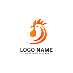 Simple modern rosters logo. Editable logo design