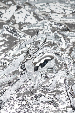 Shiny reflective reindeer