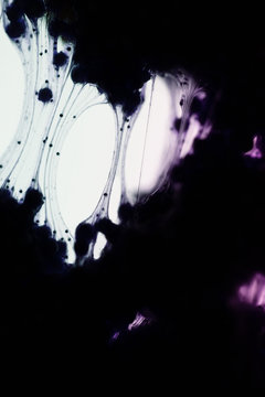 Abstract textures with slimes on white background