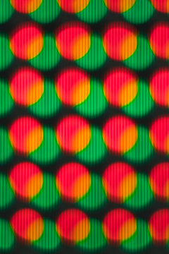 Bright lights pattern on black