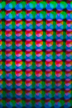 Bright lights pattern on black