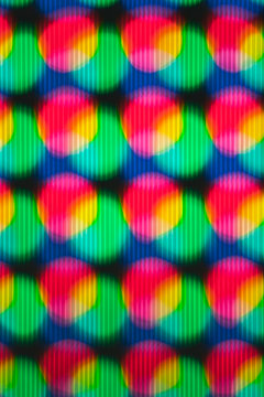 Bright lights pattern on black