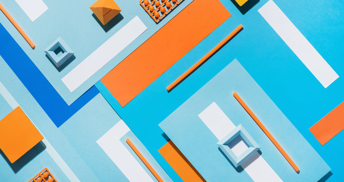 Abstract Composition / shapes Background