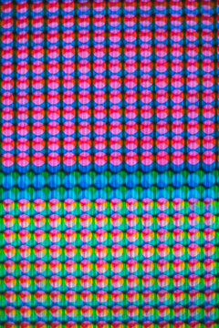 Bright lights pattern on black