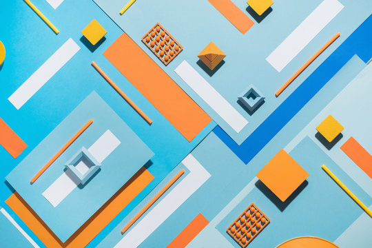 Abstract Composition / Shapes Background
