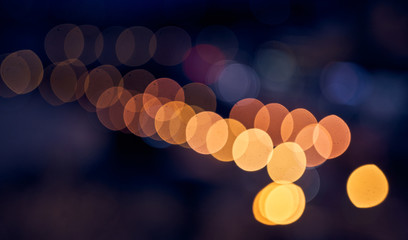 Light night city bokeh abstract