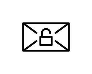 Mail line icon