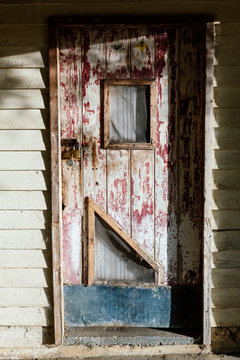 Wooden rustic door