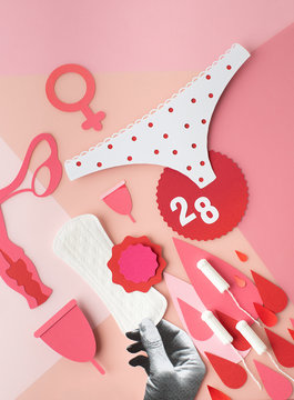 Menstruation. Feminine world