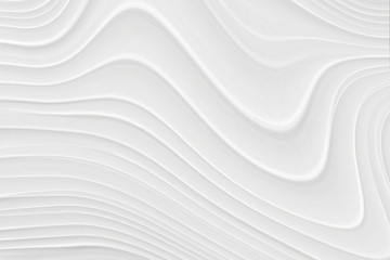 White background 3 d with elements of waves in a fantastic abstract design, the texture of the lines in a modern style for wallpaper. Light gray template for wedding ceremony or business presentation.