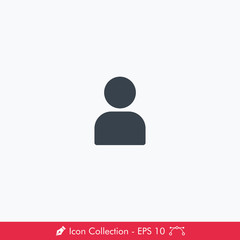 User or Contact Icon / Vector