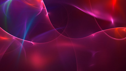 3D rendering abstract fractal technology wallpaper 