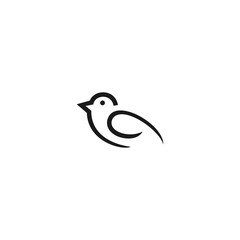 bird logo template, design concept idea, vector