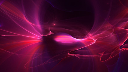 3D rendering abstract fractal technology wallpaper 