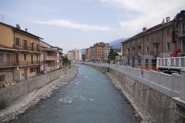 Fototapeta premium Val di Susa paese Susa Torino piemonte Italia