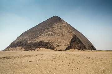 Fototapeta na wymiar Layered pyramid at Dahshur necropolis near Cairo, Egypt
