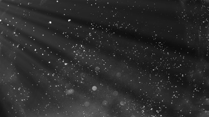 shiny spotlight background. Abstract flare, glitter and glowing rays lights object on black screen. 