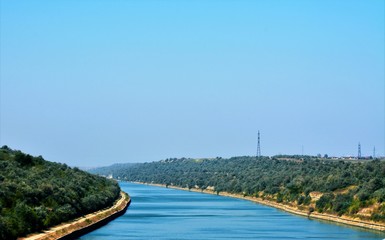 Fototapeta premium Danube - Black Sea channel in Romania
