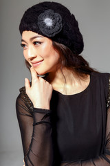 Naklejka premium Typical Asian rich lady