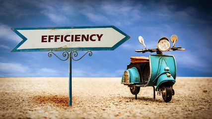 Street Sign to Efficiency