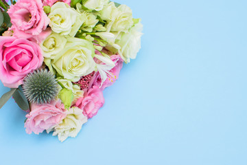 Bouquet of different flowers.