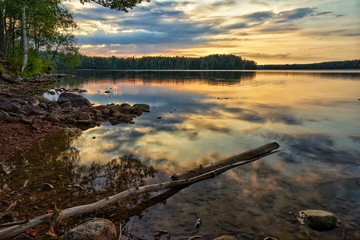 Beautiful lake scenery