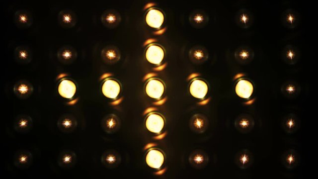 Floodlight Lights Flashing Wall VJ Stage 4K Blinder Blinking Lights Flash Club Flashlights Disco Lights Matrix Beam Lights Bulb Halogen Headlamp Lamp Nightclub Turn Off On Loop
