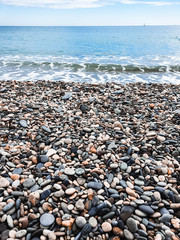 stones on beach