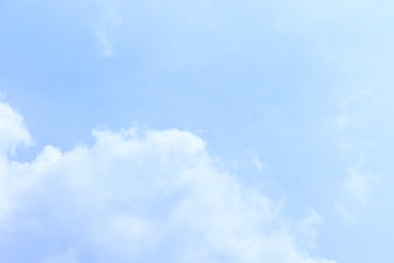 Obraz premium blue sky with white clouds